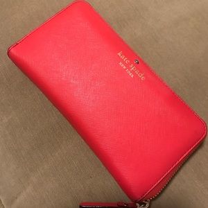 PRICE DROP! Kate Spade Watermelon Zip Wallet $50